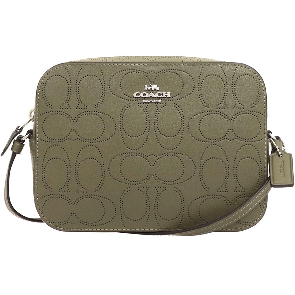 Coach Sage/olive Green Crossbody Bag like New camera bag excellent condition